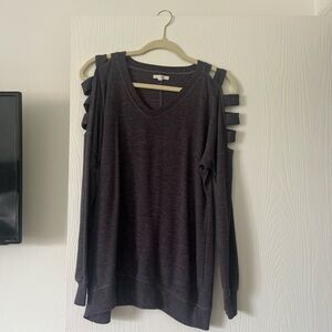 Light weight long sleeve purple shirt